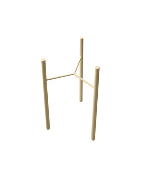 Conjunto - Suporte Rouxinol 25 alto + Cachepô arredondado 25